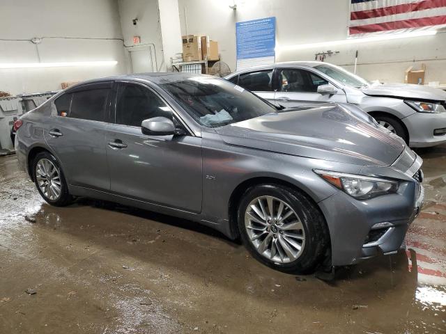 JN1EV7AR3JM431037 - 2018 INFINITI Q50 LUXE GRAY photo 4