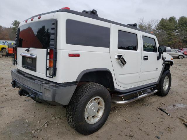 5GRGN23U04H112040 - 2004 HUMMER H2 WHITE photo 3