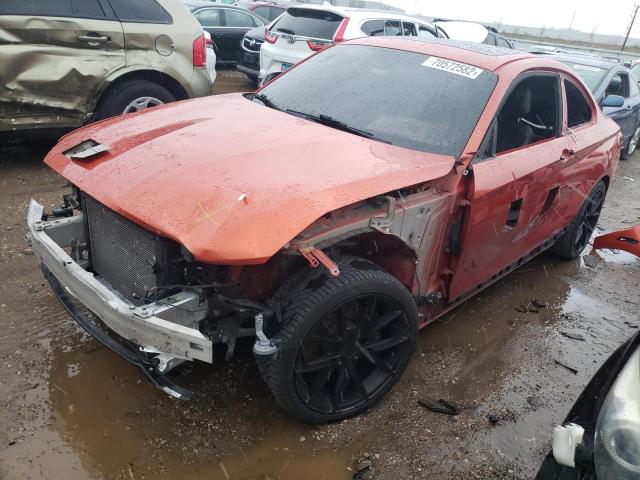 WBA1F5C54EVV99774 - 2014 BMW 228 I Orange photo 1