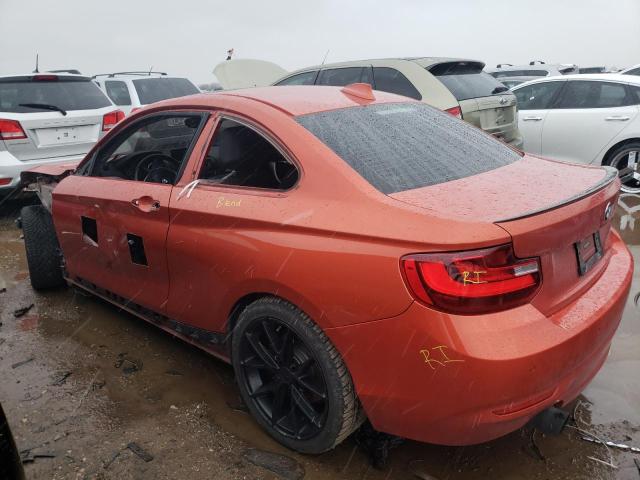 WBA1F5C54EVV99774 - 2014 BMW 228 I ORANGE photo 2