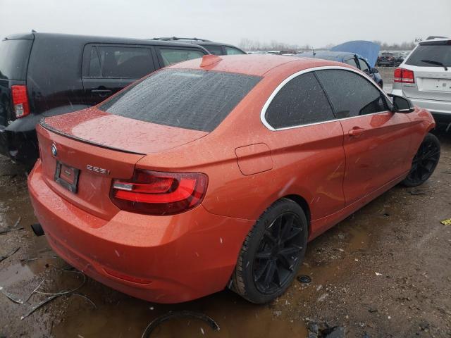 WBA1F5C54EVV99774 - 2014 BMW 228 I ORANGE photo 3