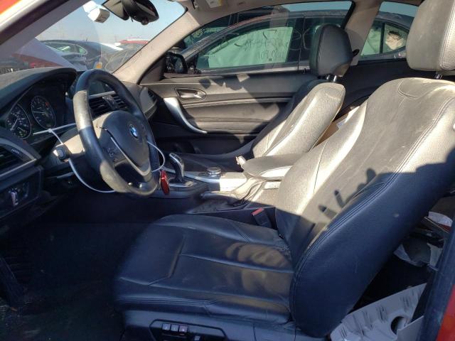 WBA1F5C54EVV99774 - 2014 BMW 228 I Orange photo 7