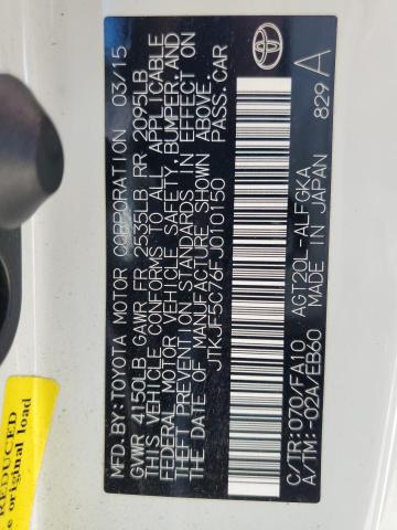 JTKJF5C76FJ****** - 2015 TOYOTA SCION TC Beyaz fotoğraf 12