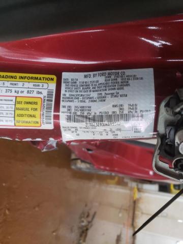 3LN6L5E93JR615547 - 2018 LINCOLN MKZ RESERV ბურგუნდია ფოტო 13