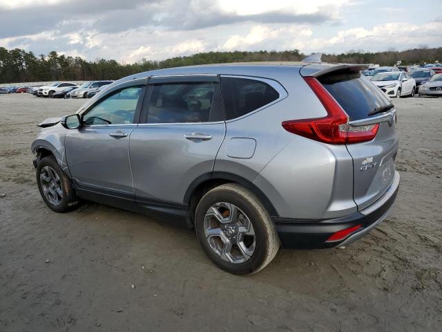 7FARW2H86JE047813 - 2018 HONDA CR-V EXL SILVER photo 2