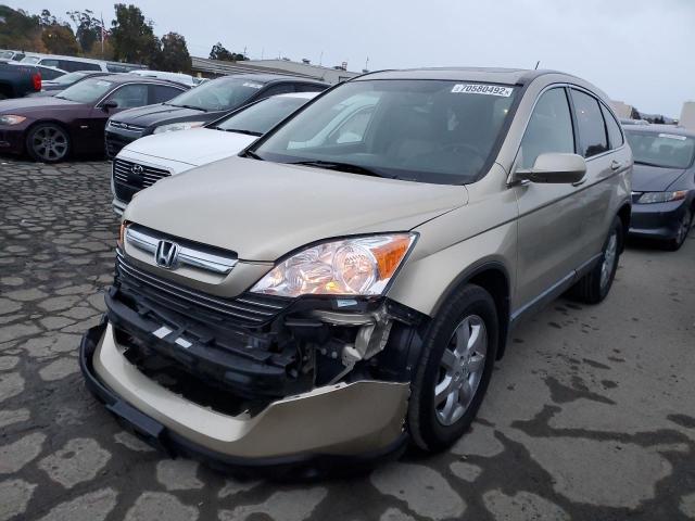 JHLRE38778C038222 - 2008 HONDA CR-V EXL GOLD photo 1