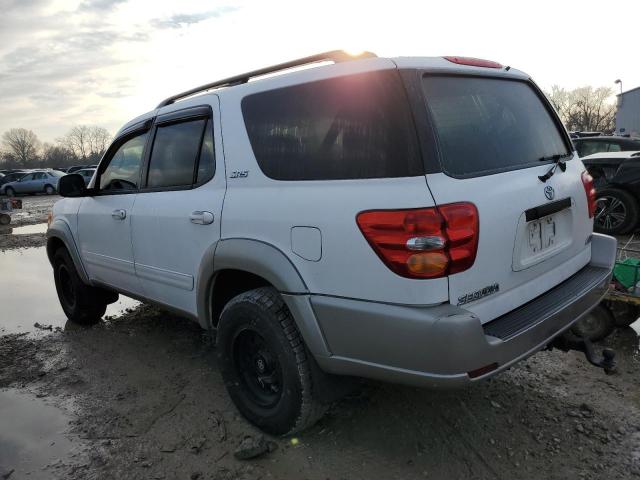 5TDBT44A42S115159 - 2002 TOYOTA SEQUOIA-V8 WHITE photo 2