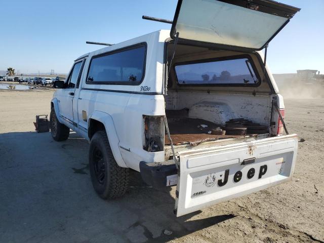 1J7FT36L7KL422334 - 1989 JEEP COMANCHE WHITE photo 2