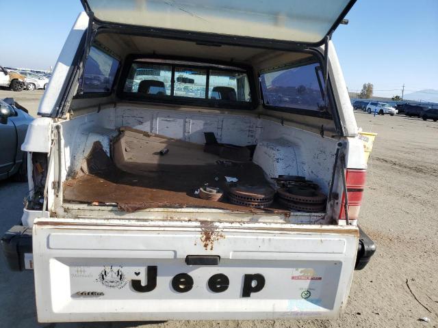 1J7FT36L7KL422334 - 1989 JEEP COMANCHE WHITE photo 6