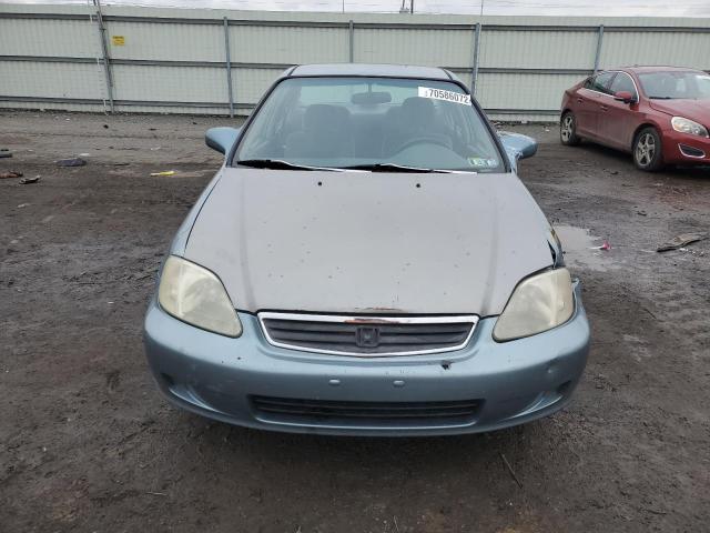 2HGEJ6611YH571527 - 2000 HONDA CIVIC BASE BLUE photo 5