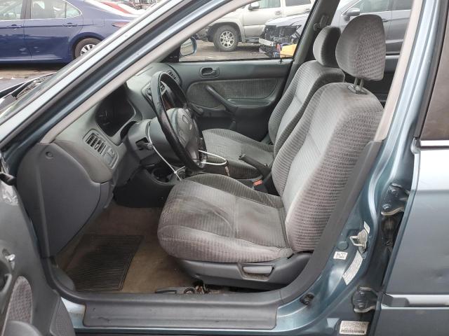 2HGEJ6611YH571527 - 2000 HONDA CIVIC BASE BLUE photo 7