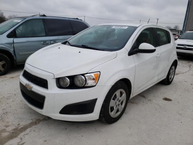 1G1JA6SH9G4170408 - 2016 CHEVROLET SONIC LS WHITE photo 2