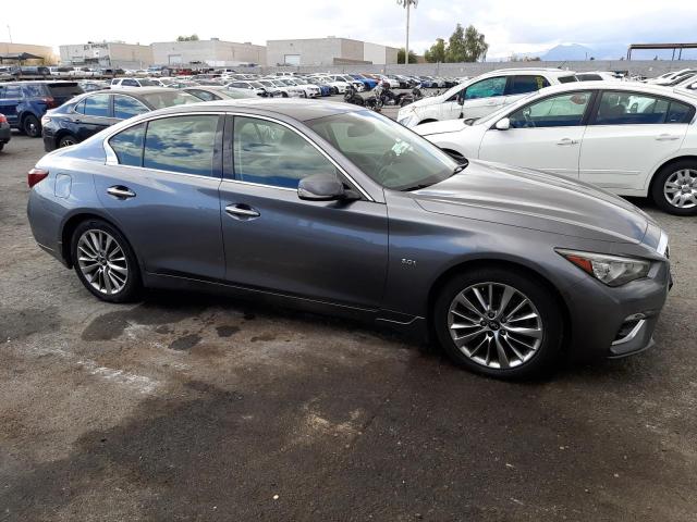 JN1EV7AR4JM610106 - 2018 INFINITI Q50 LUXE GRAY photo 4