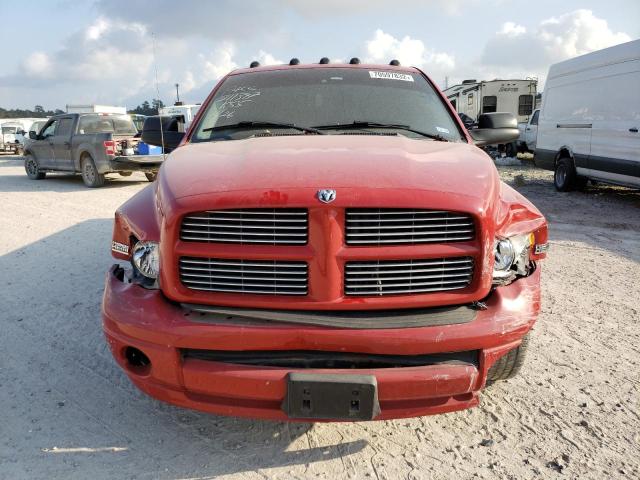 3D7KR28D95G859257 - 2005 DODGE RAM 2500 S RED photo 5