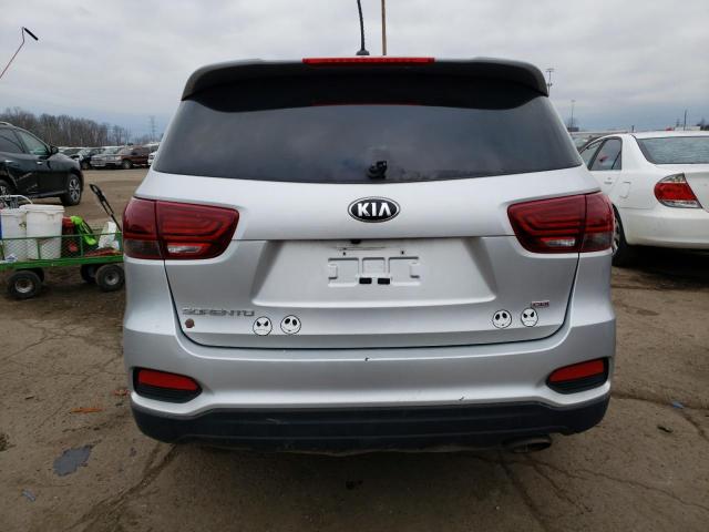 5XYPG4A35KG577761 - 2019 KIA SORENTO L SILVER photo 6