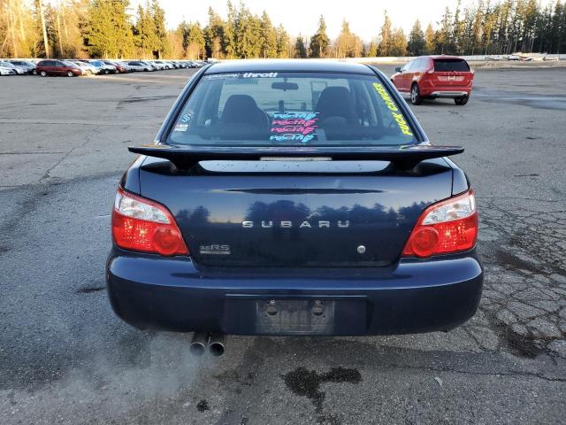 JF1GD66585G500355 - 2005 SUBARU IMPREZA RS BLUE photo 6