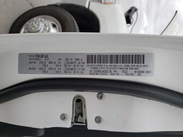 3C63RRGLXKG651195 - 2019 RAM 3500 TRADE WHITE photo 10