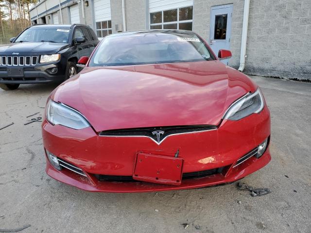 5YJSA1E22JF****** - 2018 TESLA MODEL S Rojo foto 5