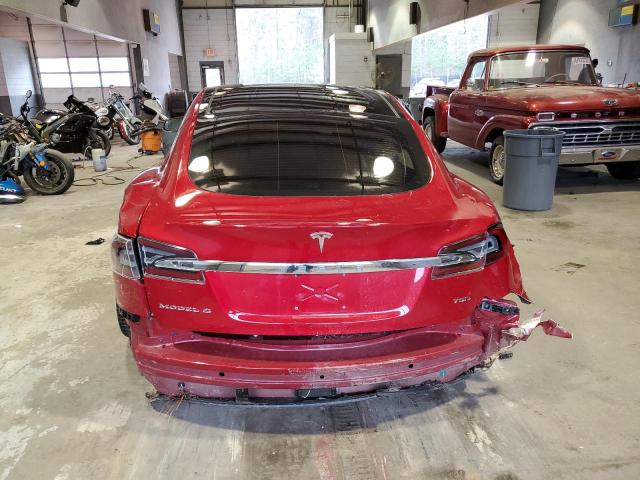 5YJSA1E22JF****** - 2018 TESLA MODEL S Rojo foto 6