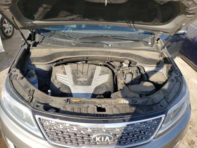 5XYKW4A78EG491378 - 2014 KIA SORENTO SX GRAY photo 7