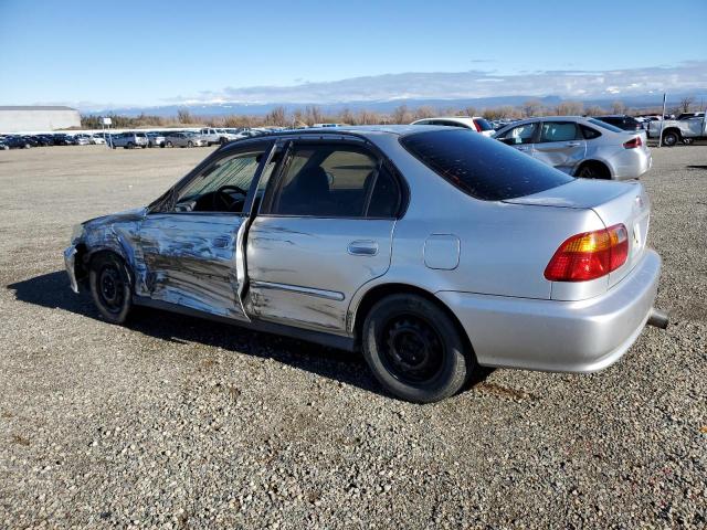 2HGEJ6613YH549478 - 2000 HONDA CIVIC BASE SILVER photo 2