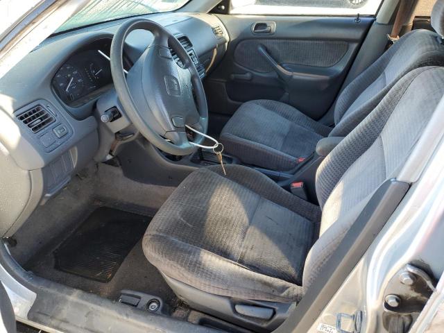2HGEJ6613YH549478 - 2000 HONDA CIVIC BASE SILVER photo 7