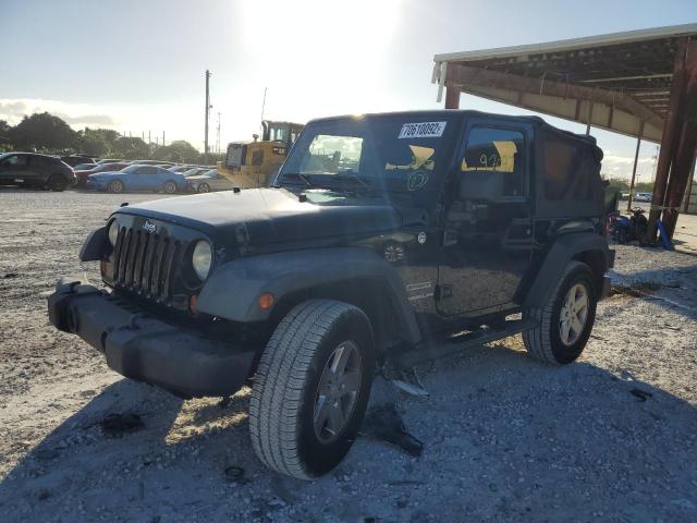 1J4AA2D10BL608614 - 2011 JEEP WRANGLER S BLACK photo 1