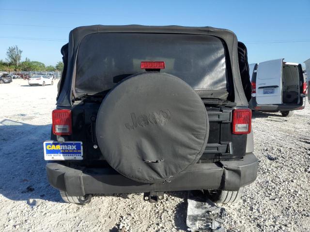 1J4AA2D10BL608614 - 2011 JEEP WRANGLER S BLACK photo 6