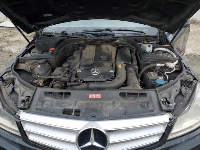 WDDGF4HB5CR223795 - 2012 MERCEDES-BENZ C 250 GRAY photo 11