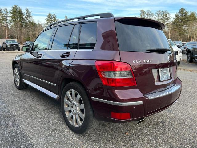 WDCGG8HB8AF419964 - 2010 MERCEDES-BENZ GLK 350 4M BURGUNDY photo 3