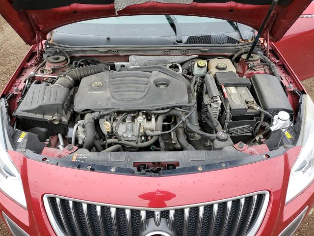 2G4GV5GV6C9212406 - 2012 BUICK REGAL GS RED photo 11