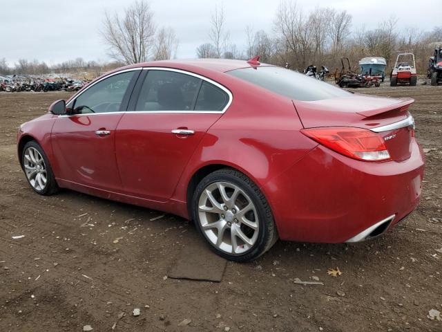 2G4GV5GV6C9212406 - 2012 BUICK REGAL GS RED photo 2