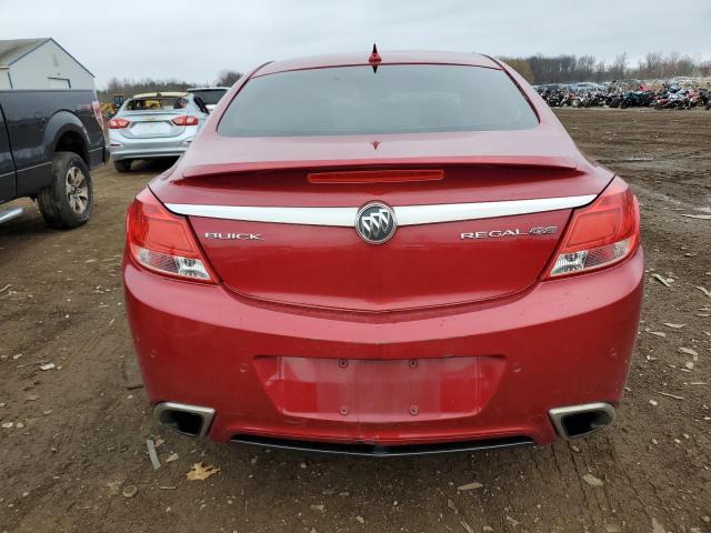 2G4GV5GV6C9212406 - 2012 BUICK REGAL GS RED photo 6