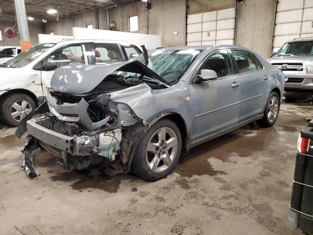 1G1ZH57B98F176258 - 2008 CHEVROLET MALIBU 1LT BLUE photo 1