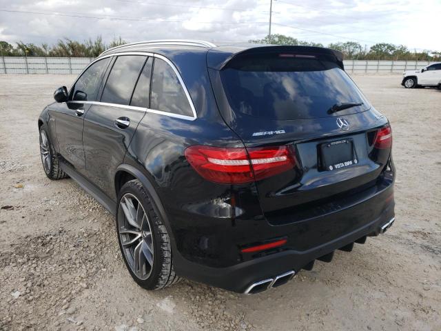 WDC0G8JB0KF526228 - 2019 MERCEDES-BENZ GLC 63 4MA BLACK photo 3