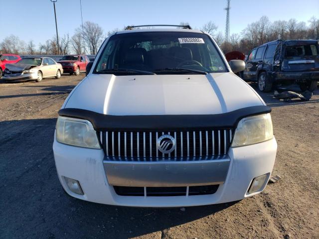 4M2YU91147KJ09587 - 2007 MERCURY MARINER LU WHITE photo 5