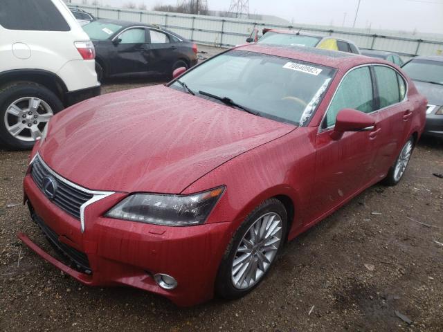 JTHBS1BL7D5003565 - 2013 LEXUS GS 450H RED photo 1