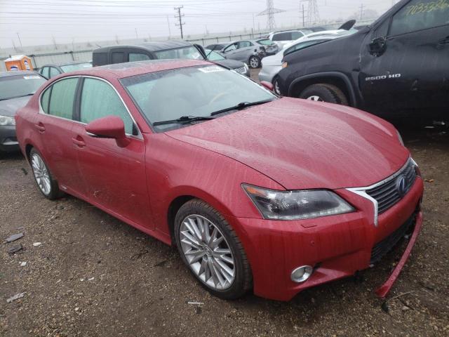 JTHBS1BL7D5003565 - 2013 LEXUS GS 450H RED photo 4