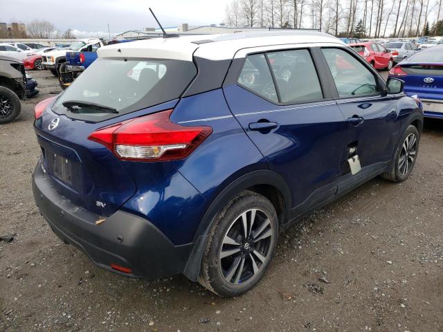 3N1CP5CV6LL539102 - 2020 NISSAN KICKS SV BLUE photo 3