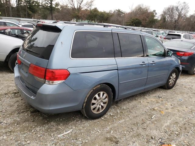 5FNRL3H63AB080583 - 2010 HONDA ODYSSEY EX BLUE photo 3