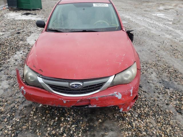 JF1GE61638H515017 - 2008 SUBARU IMPREZA 2. RED photo 9