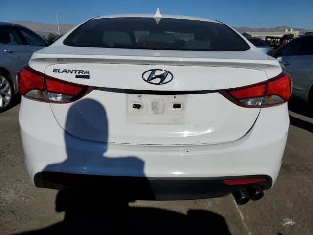 KMHDH6AH3EU029697 - 2014 HYUNDAI ELANTRA CO WHITE photo 6