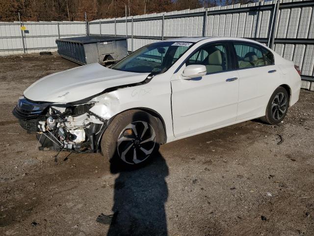 1HGCR2F8XHA034093 - 2017 HONDA ACCORD EXL WHITE photo 1