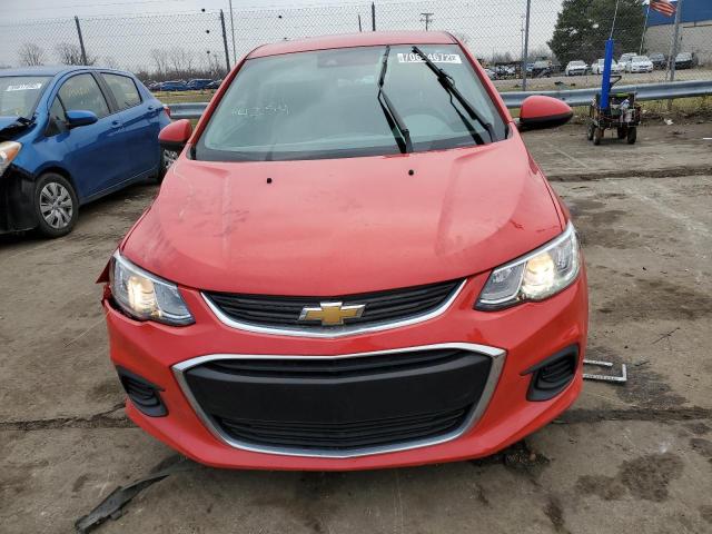 1G1JG6SB9L4134254 - 2020 CHEVROLET SONIC RED photo 5