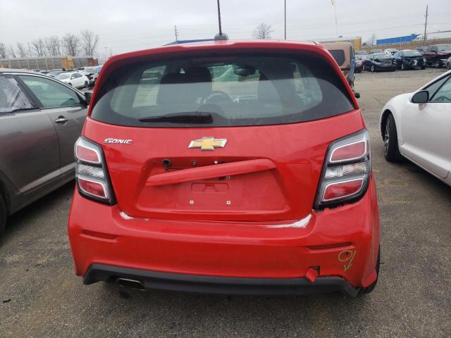 1G1JG6SB9L4134254 - 2020 CHEVROLET SONIC RED photo 6