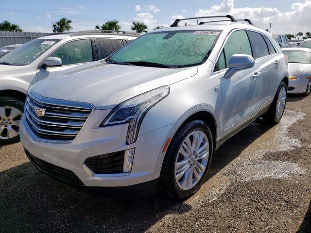 1GYKNFRS1KZ193379 - 2019 CADILLAC XT5 PREMIU SILVER photo 2