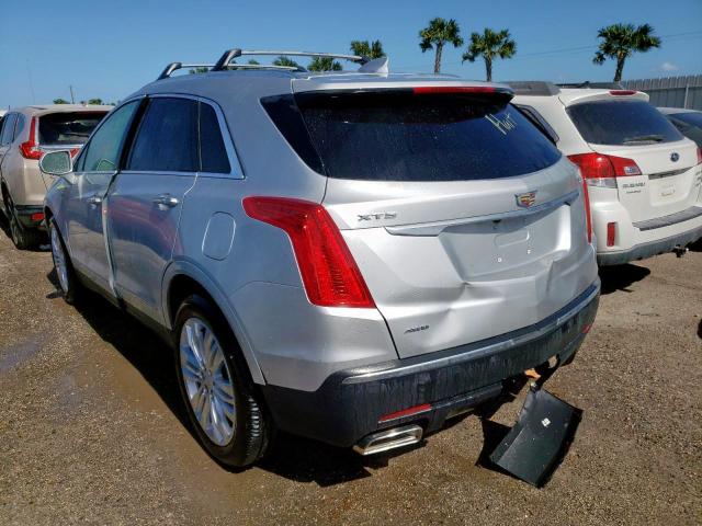 1GYKNFRS1KZ193379 - 2019 CADILLAC XT5 PREMIU SILVER photo 3