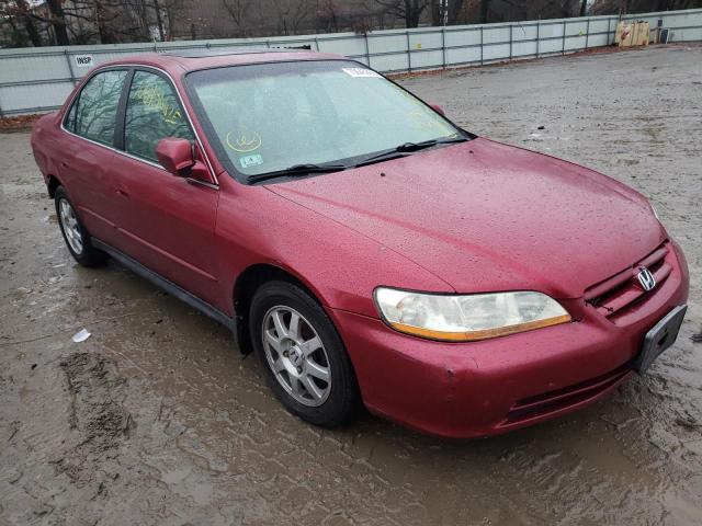 1HGCG56772A010713 - 2002 HONDA ACCORD RED photo 4