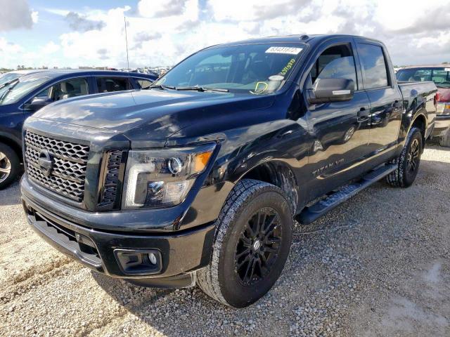 1N6AA1E67JN528558 - 2018 NISSAN TITAN SV BLACK photo 2