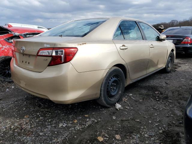 4T1BF1FK6CU017447 - 2012 TOYOTA CAMRY BASE GOLD photo 3